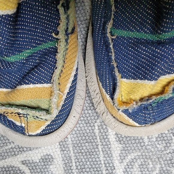 Sanuk Lil Donny Canvas Slip on Loafers Size 10 - Picture 9 of 16